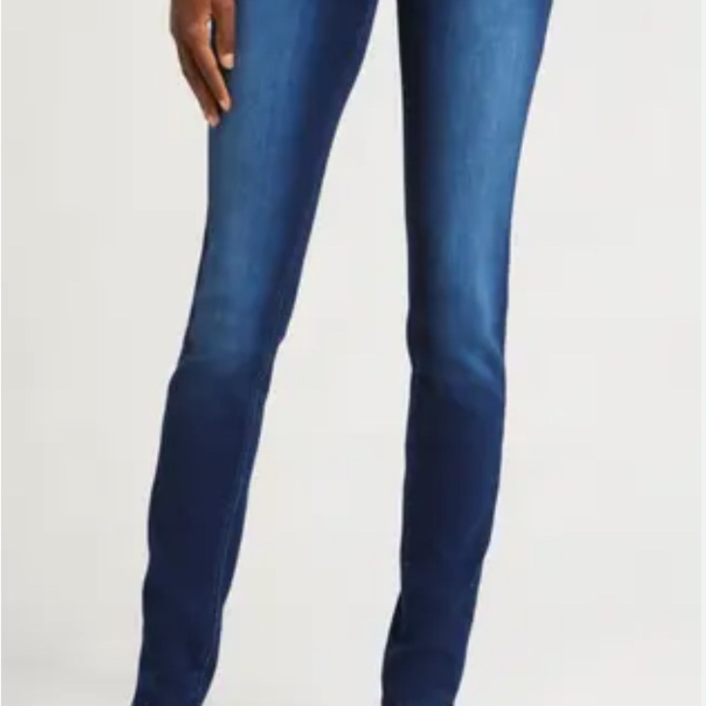 1822 Denim Blue Jeggings with Classic Wash - Long Maternity Jeans